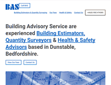 Tablet Screenshot of buildingadvisoryservice.co.uk